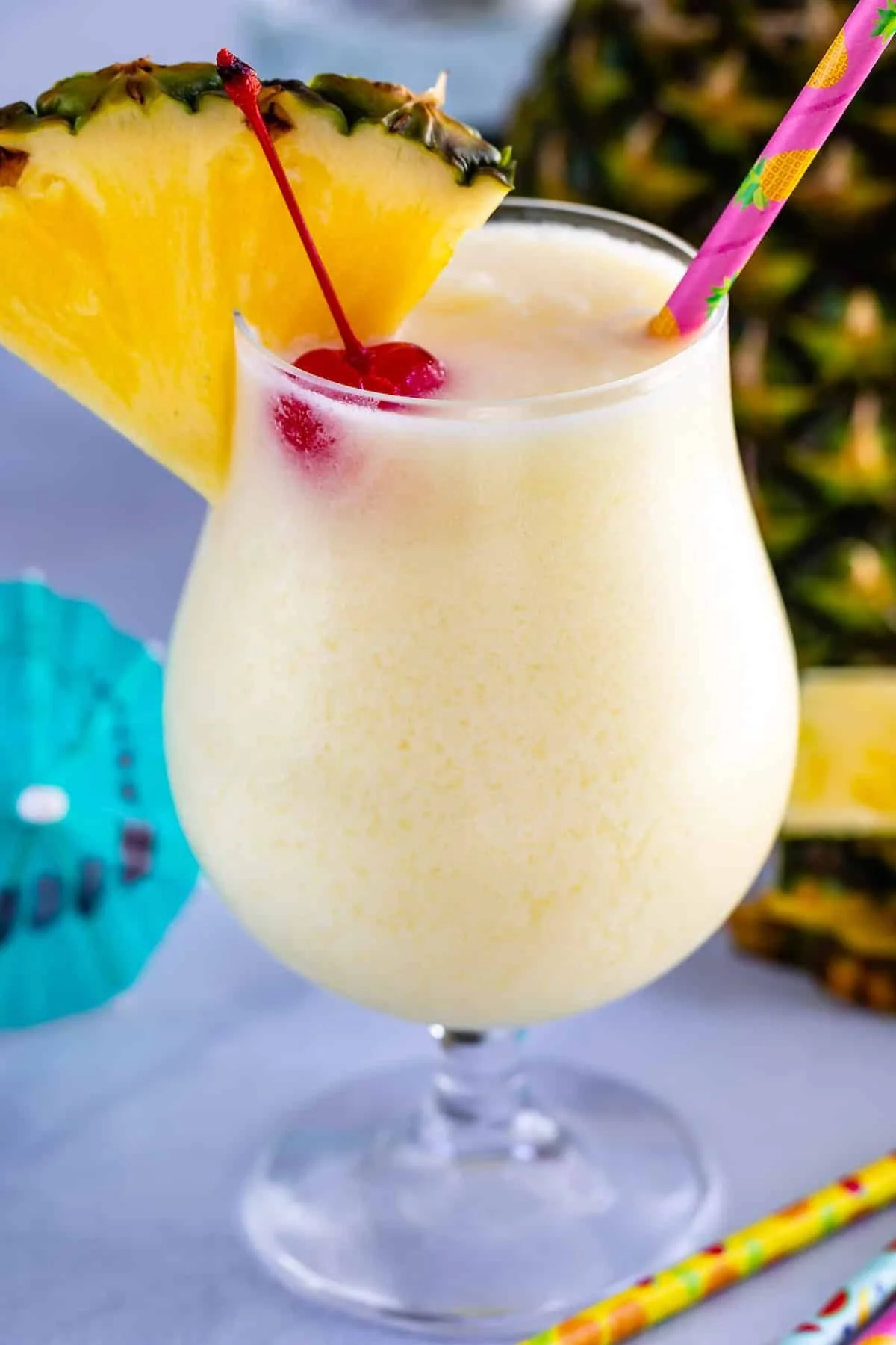 Piña Colada mocktail — Virtual Café on Diamond Secrets